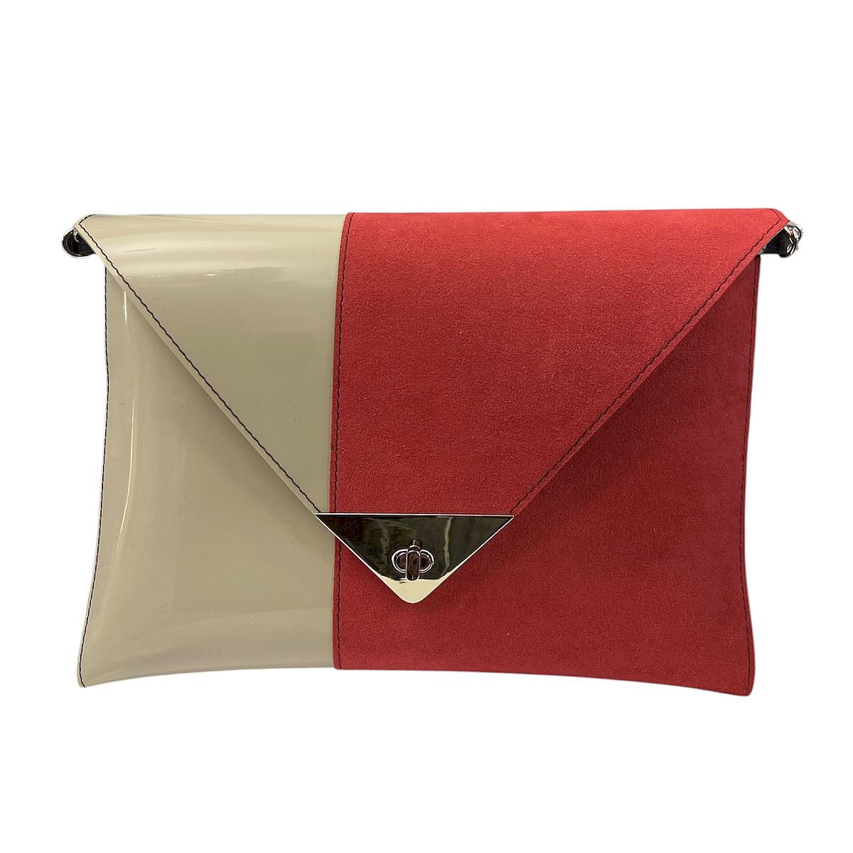 Bag Pochette Color Corallo Borsa Clutch Corallo Clutch Borsa Donna