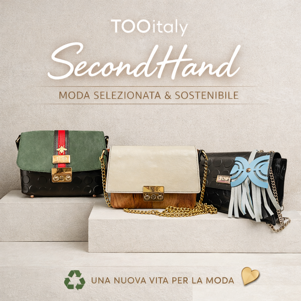 Nasce la sezione SecondHand di TOOitaly: la moda che vive due volte