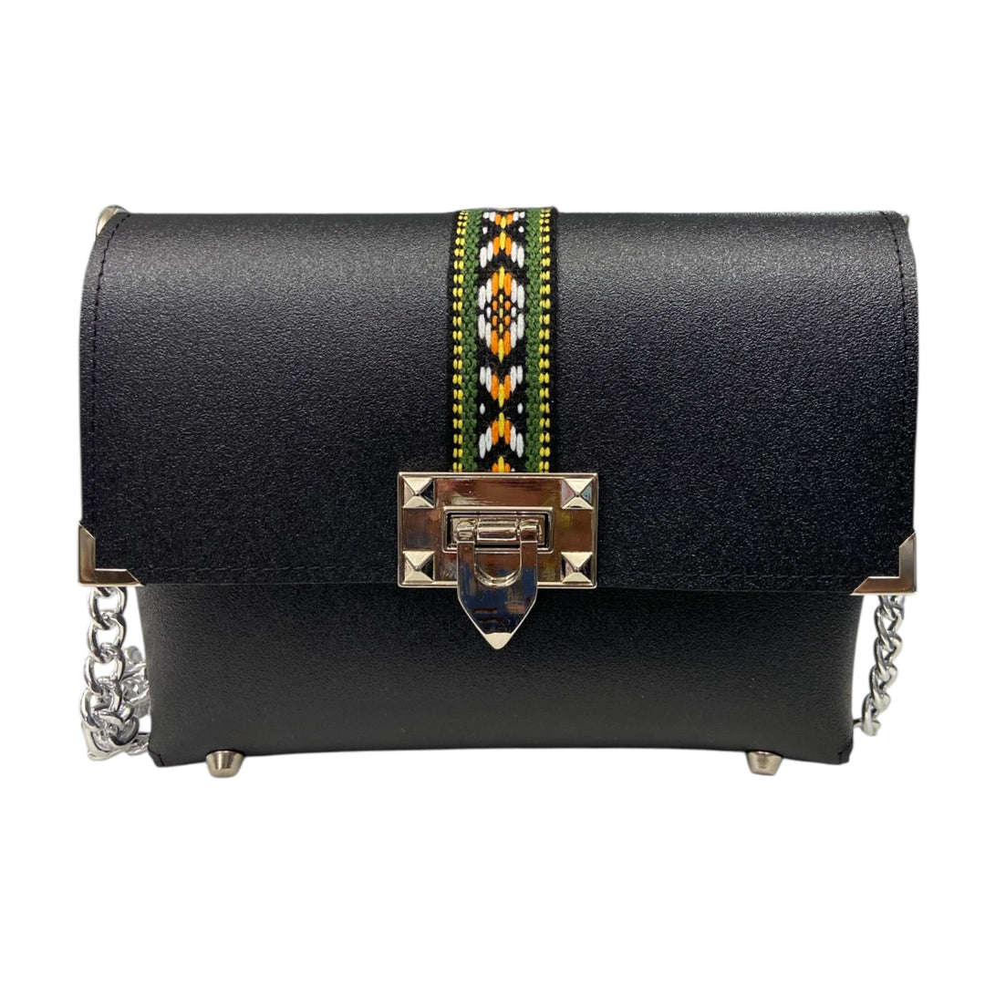 Box TOOitaly: Borsa donna Made in Italy compatta in pelle vegana con tracolla