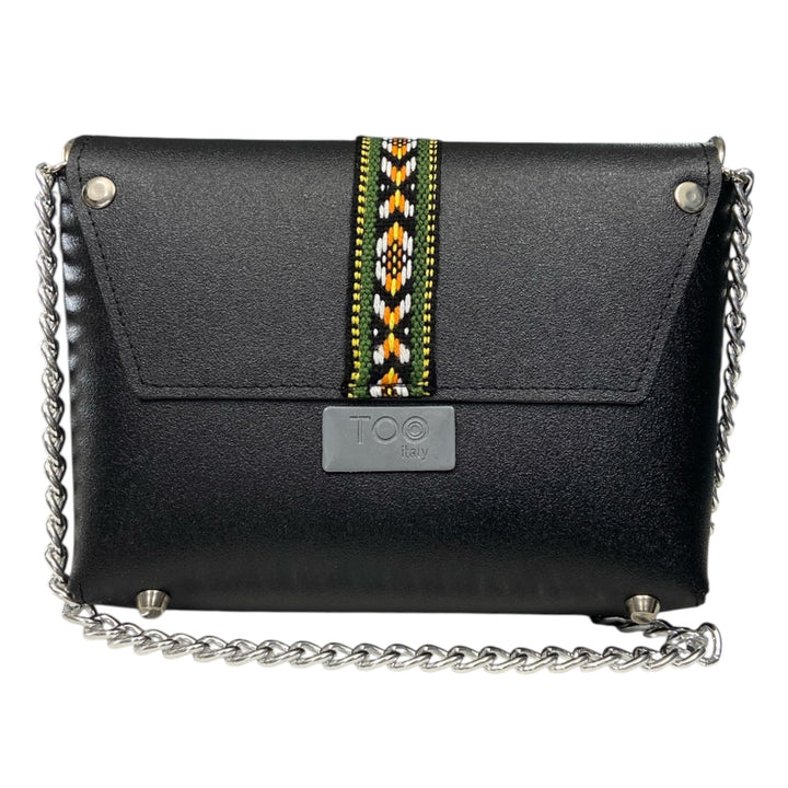 Box TOOitaly: Borsa donna Made in Italy compatta in pelle vegana con tracolla