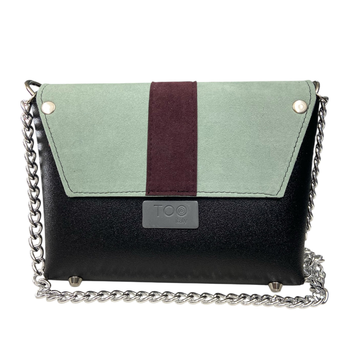 Box TOOitaly: Borsa donna Made in Italy compatta in pelle vegana con tracolla