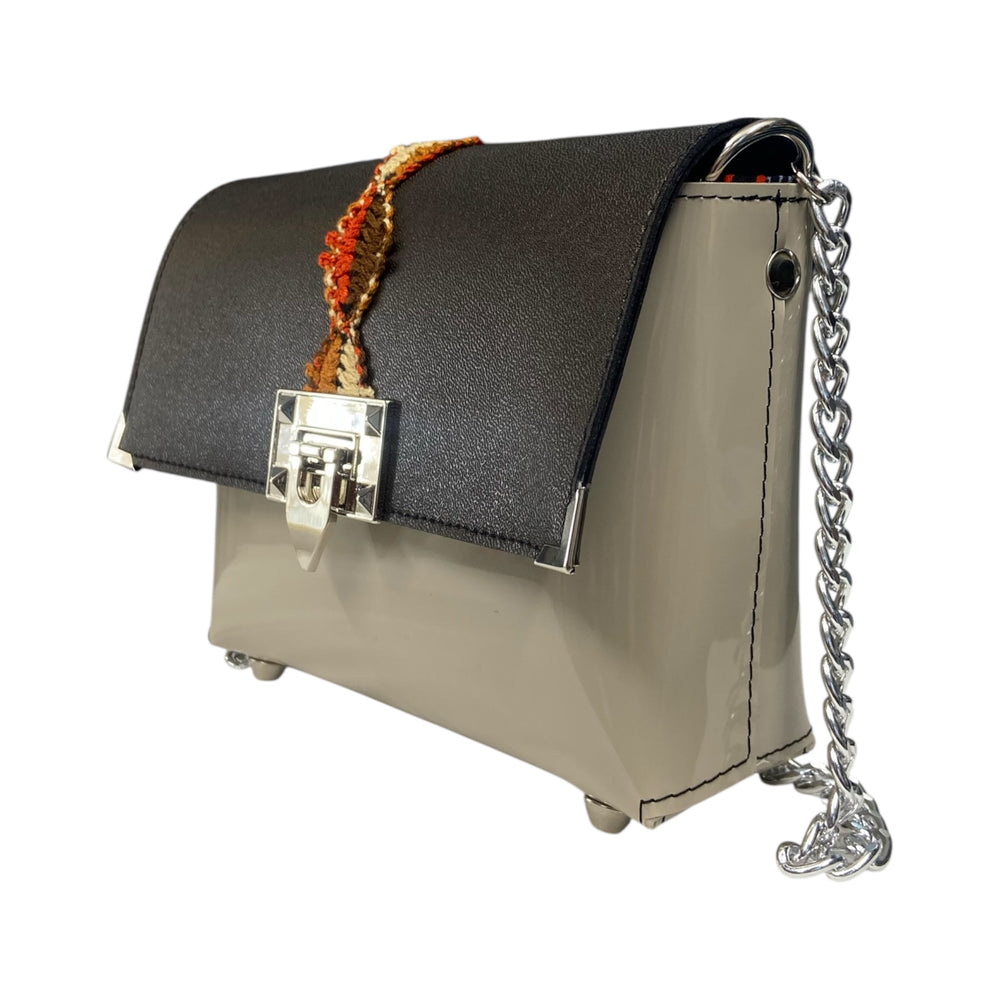 Box TOOitaly: Borsa donna Made in Italy compatta in pelle vegana con tracolla