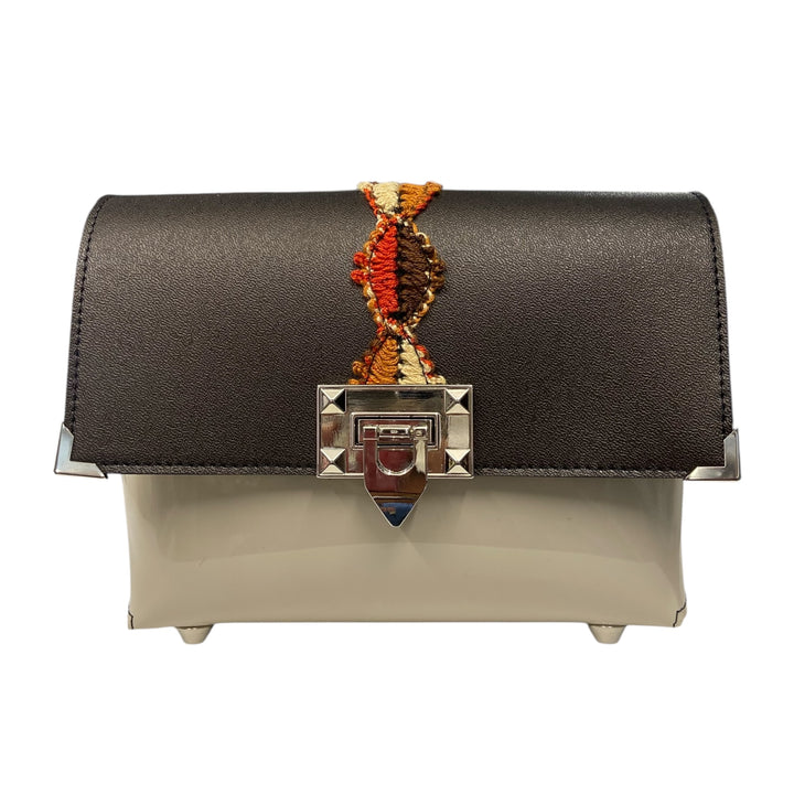 Box TOOitaly: Borsa donna Made in Italy compatta in pelle vegana con tracolla
