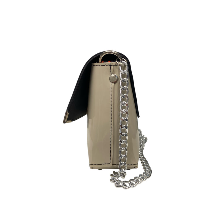Box TOOitaly: Borsa donna Made in Italy compatta in pelle vegana con tracolla