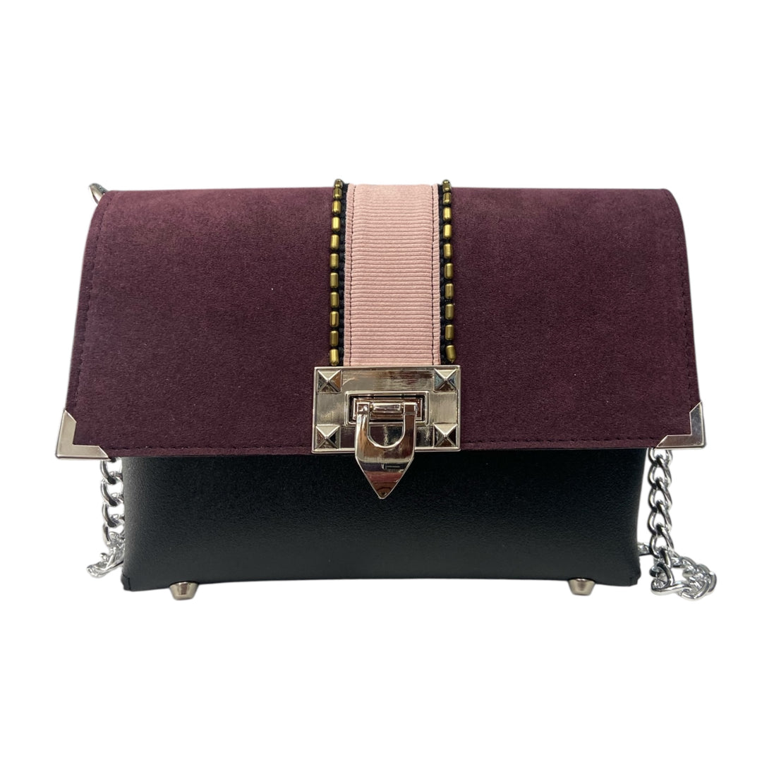 Box TOOitaly: Borsa donna Made in Italy compatta in pelle vegana con tracolla