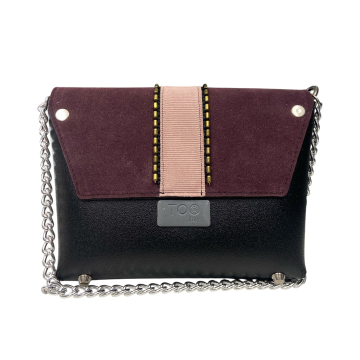 Box TOOitaly: Borsa donna Made in Italy compatta in pelle vegana con tracolla