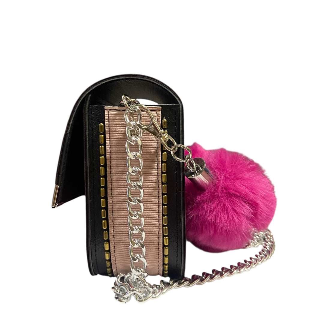 Chicca Maxi TOOitaly: Borsa donna Made in Italy compatta in pelle vegana con tracolla