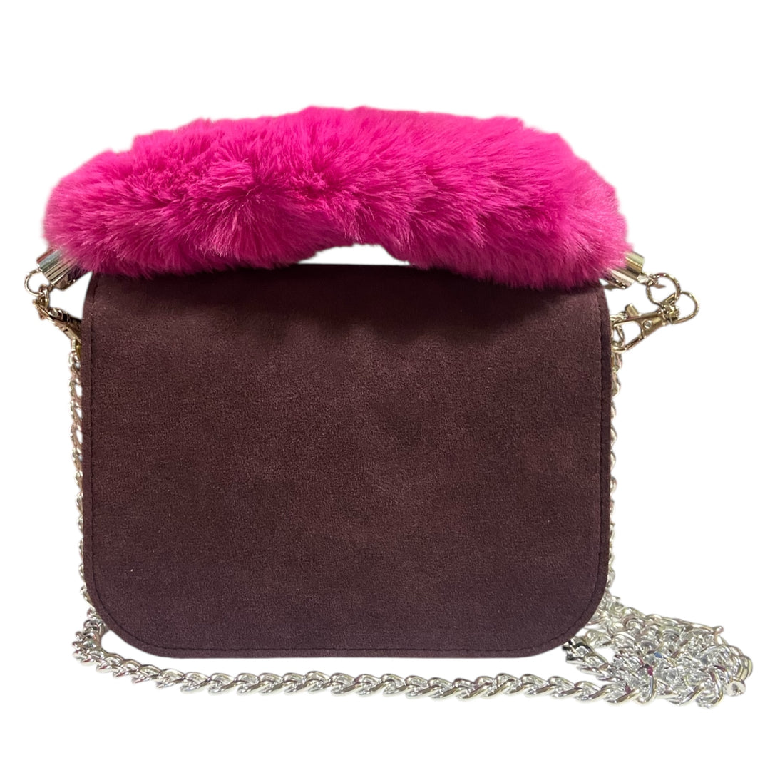 Chicca Maxi TOOitaly: Borsa donna Made in Italy compatta in pelle vegana con tracolla