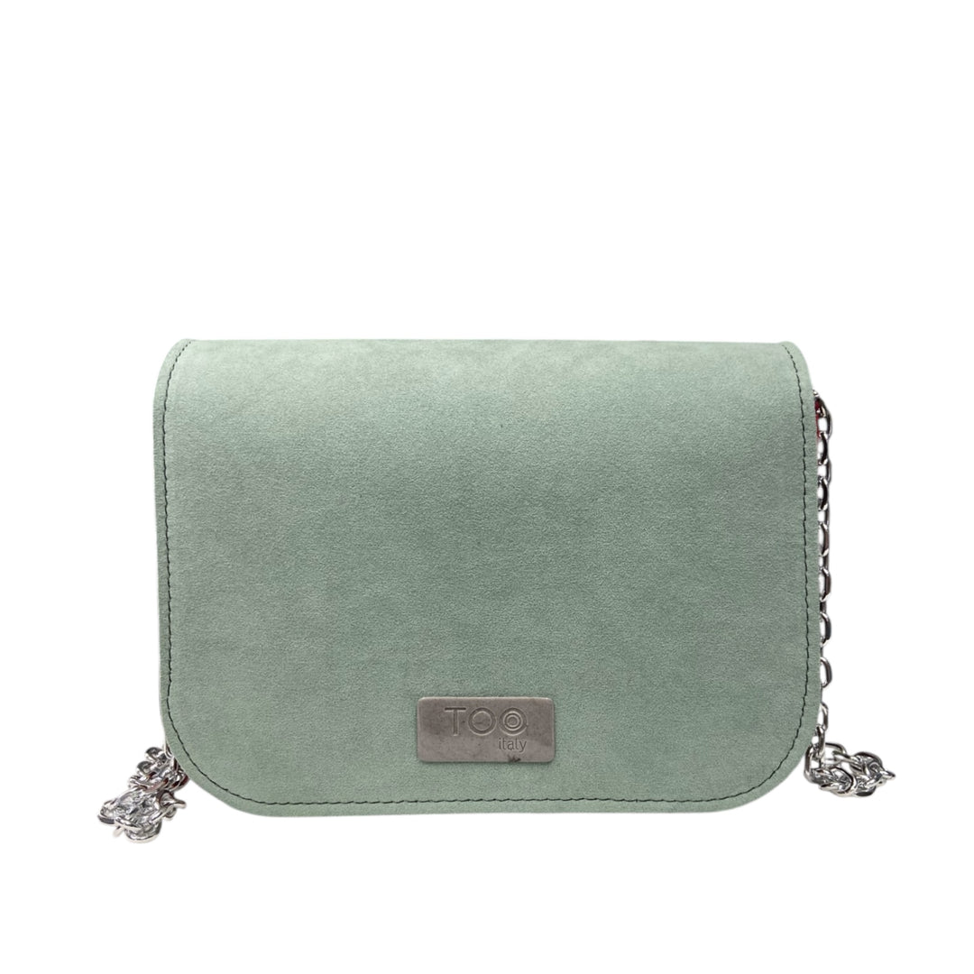 Chicca Maxi TOOitaly: Borsa donna Made in Italy compatta in pelle vegana con tracolla