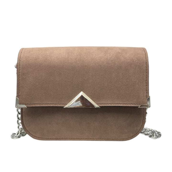 Chicca Maxi TOOitaly: Borsa donna Made in Italy compatta in pelle vegana con tracolla