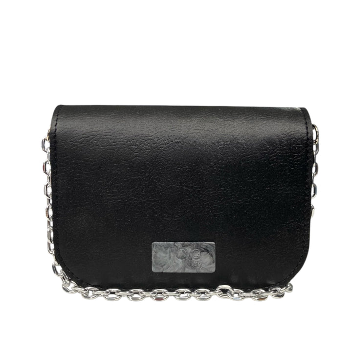 Chicca Mini TOOitaly: Messenger Bag artigianale Made in Italy compatta in pelle vegana con tracolla