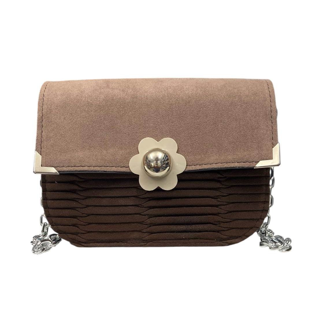 Chicca Mini TOOitaly: Messenger Bag artigianale Made in Italy compatta in pelle vegana con tracolla