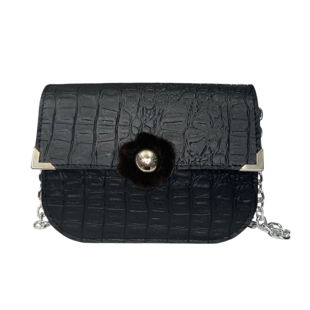 Chicca Mini TOOitaly: Messenger Bag artigianale Made in Italy compatta in pelle vegana con tracolla