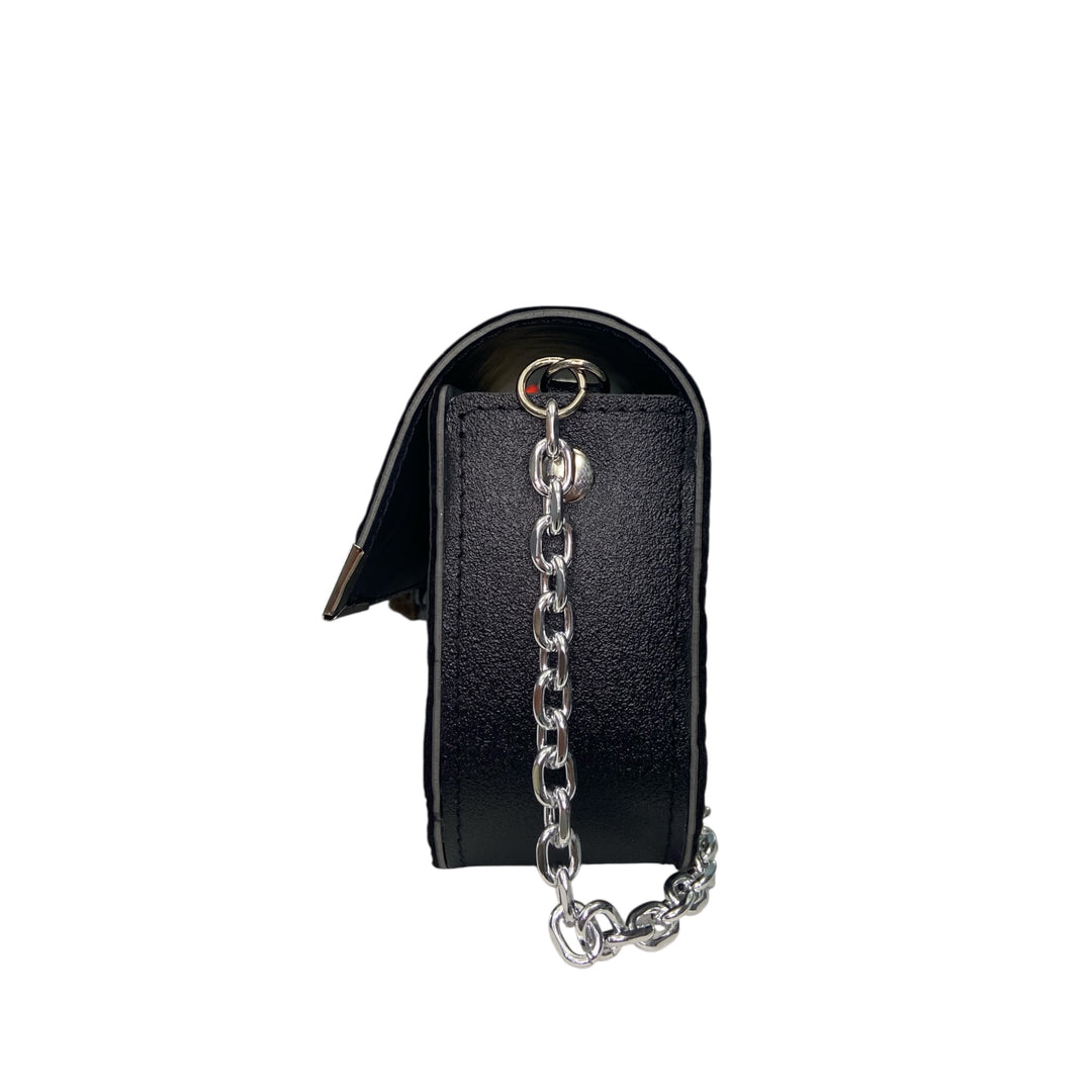 Chicca Mini TOOitaly: Messenger Bag artigianale Made in Italy compatta in pelle vegana con tracolla