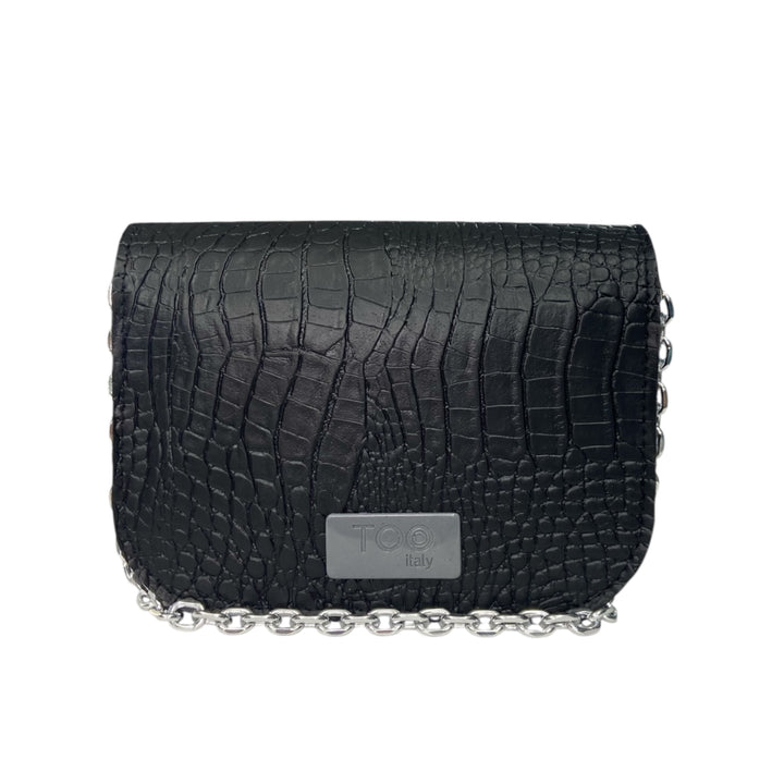 Chicca Mini TOOitaly: Messenger Bag artigianale Made in Italy compatta in pelle vegana con tracolla