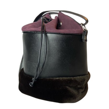 Secchiello di TOOitaly: borsa a tracolla donna realizzata in materiali cruelty-free e passamanerie artigianali