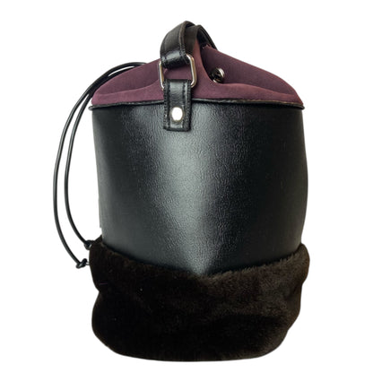 Secchiello di TOOitaly: borsa a tracolla donna realizzata in materiali cruelty-free e passamanerie artigianali