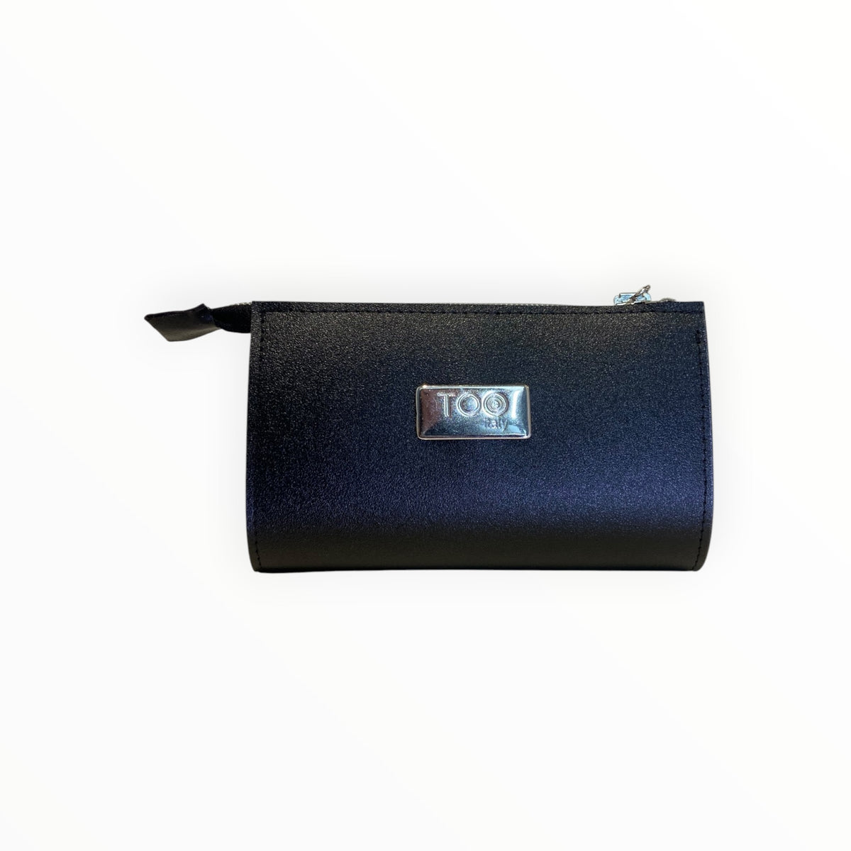 Mini pochette portafoglio nera TOOitaly vista frontale