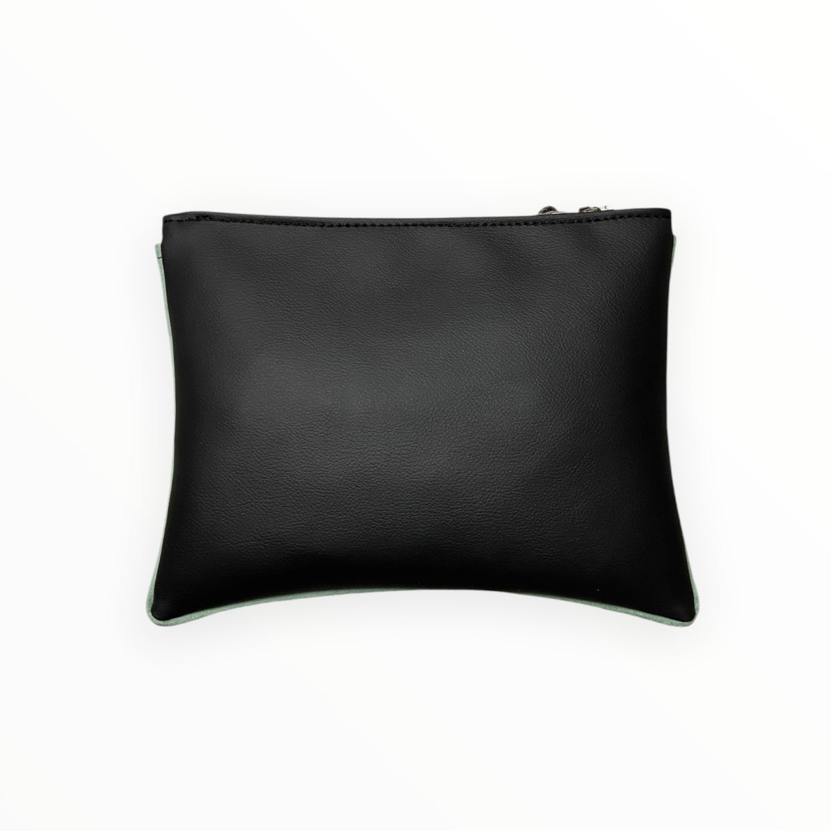 Retro della pochette unisex TOOitaly in pelle artificiale nera.
