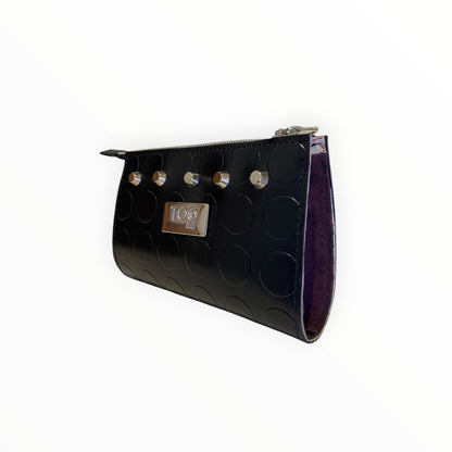 Mini Pochette Nera con Borchie | PVC Bullonato | TOOitaly