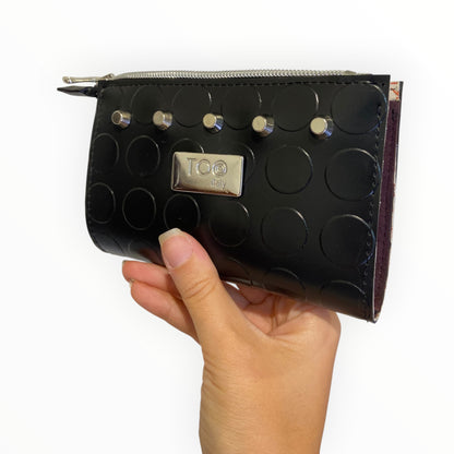 Mini Pochette Nera con Borchie | PVC Bullonato | TOOitaly