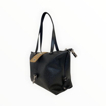 Bauletto Donna in Pelle Artificiale Effetto Diamante | Tooitaly