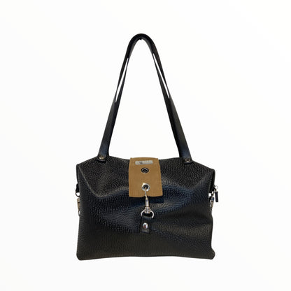 Bauletto donna in pelle artificiale effetto diamante Tooitaly

