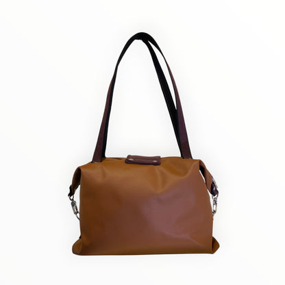Retro del bauletto in pelle artificiale cuoio TOOitaly