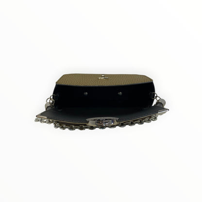 Interno della borsa Chicca XL oro diamantato TOOitaly