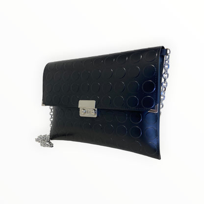 Clutch bullonata nera in PVC TOOitaly
