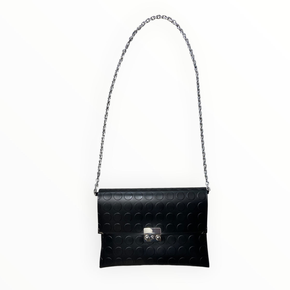 Borsa a tracolla bullonata TOOitaly con catena metallica