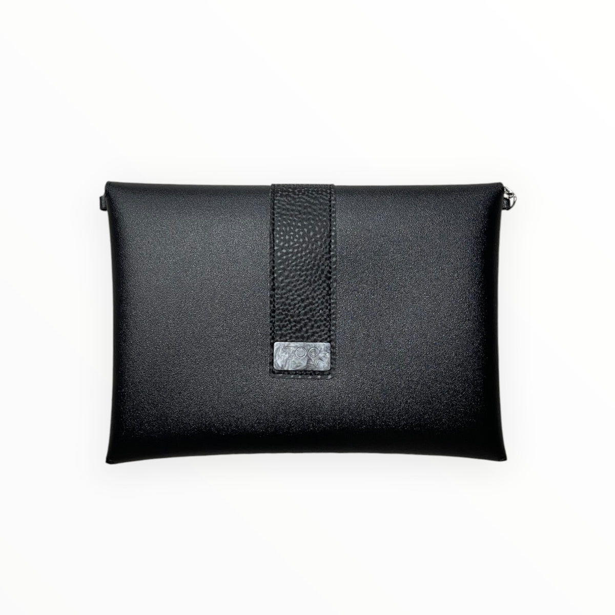 Clutch Basic Satinata TOOitaly vista posteriore con etichetta