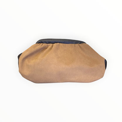 Borsa Fluffy in Alcantara e Pelle Diamantata | Tooitaly