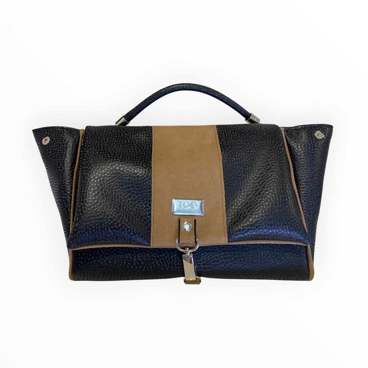 Borsa Miura Maxi con forma modulabile e bottoni laterali