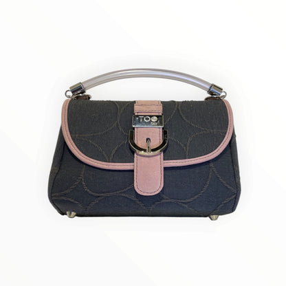 Miura Mini borsa donna grigio canna di fucile vista frontale