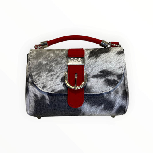 Miura Mini borsa effetto cavallino vista frontale