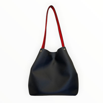 Tote Bag Donna Nero Puntinato | Borsa Capiente TOOitaly