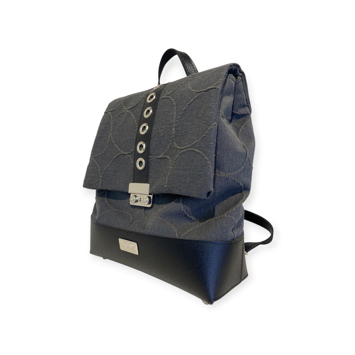 Zaino donna grigio Tre Terzi TOOitaly vista frontale