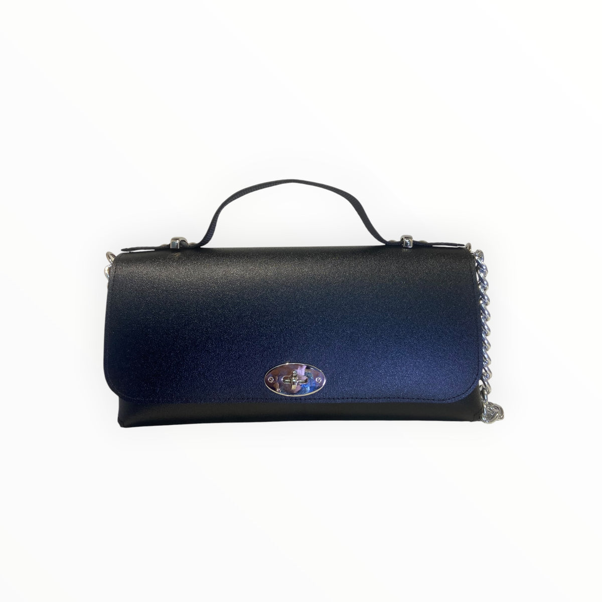 Borsa nera allungata a mano e spalla TOOitaly