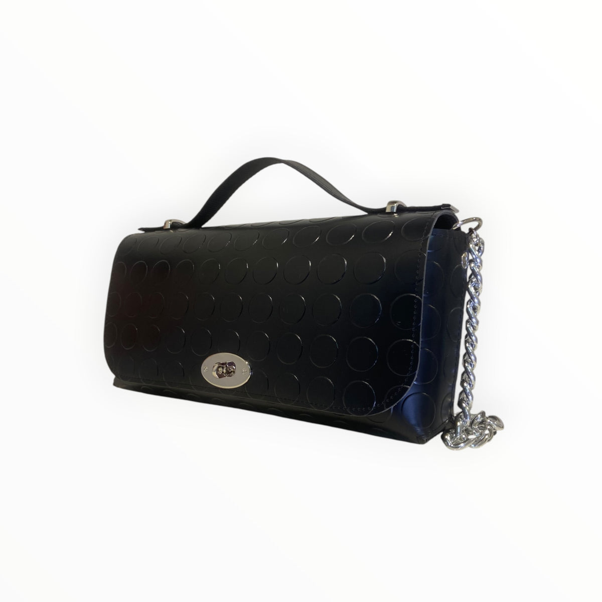 Baguette Maxi Bullonata nera TOOitaly