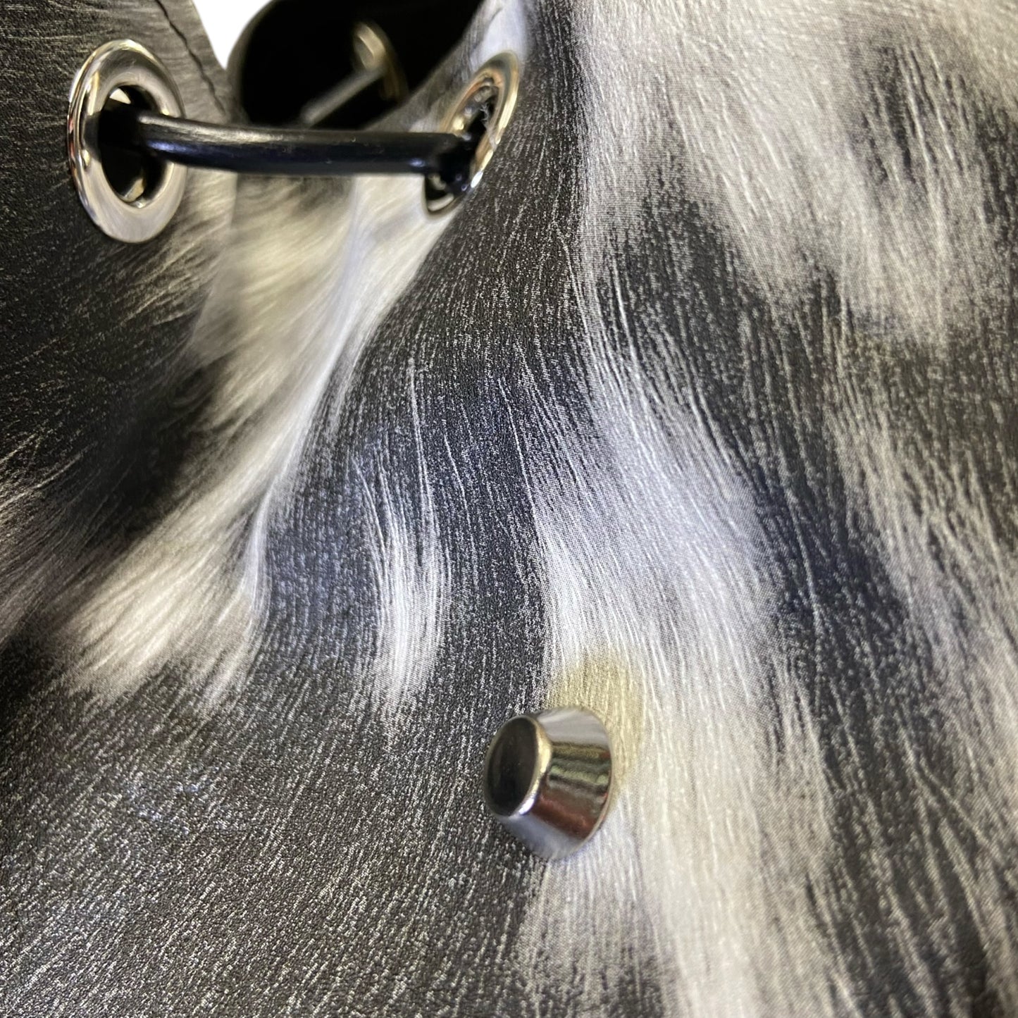 Fiorentina Cow – Borsa a Secchiello Effetto Muccato | Tooitaly