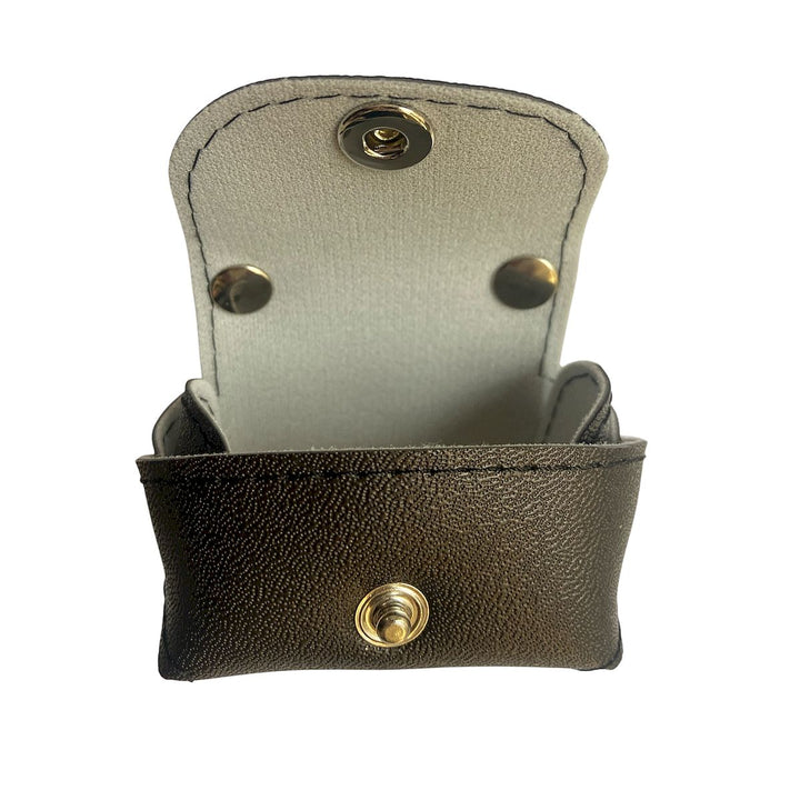 Micro borsa portachiavi TOOitaly, un accessorio artigianale realizzato con materiali vegan e cruelty-free. Perfetta come charms