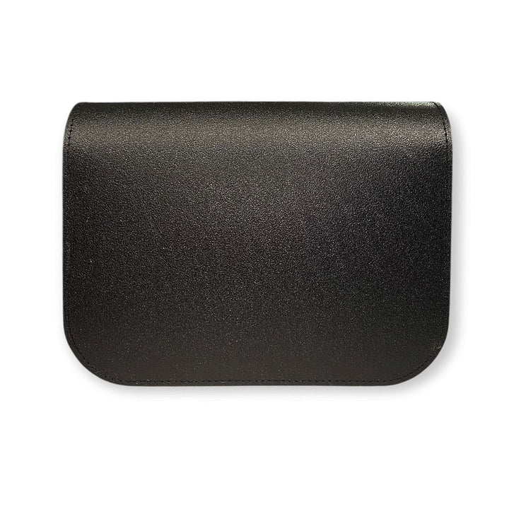 Chicca Maxi TOOitaly: Messenger Bag artigianale Made in Italy compatta in PVC satinato con tracolla e dettagli in resina