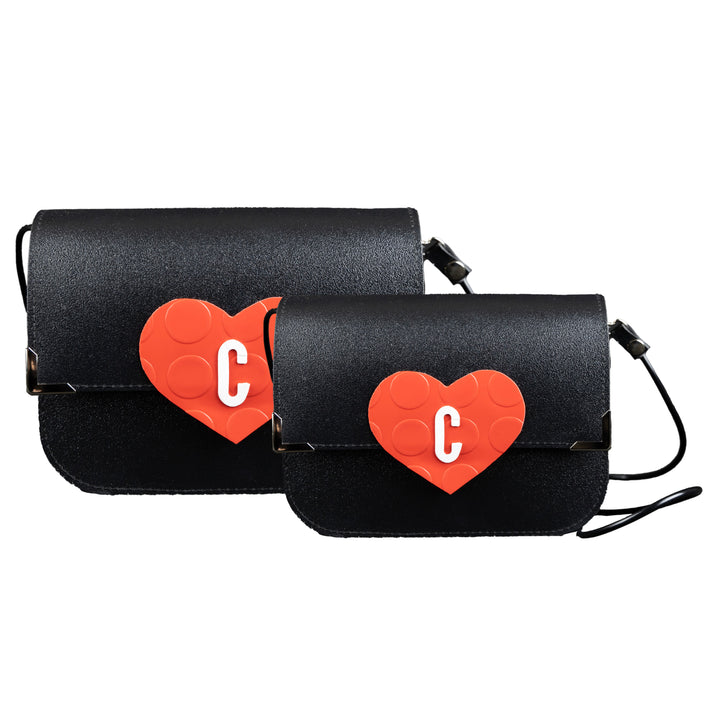 Borsa Personalizzabile con Iniziale Chicca - Borsa a Spalla