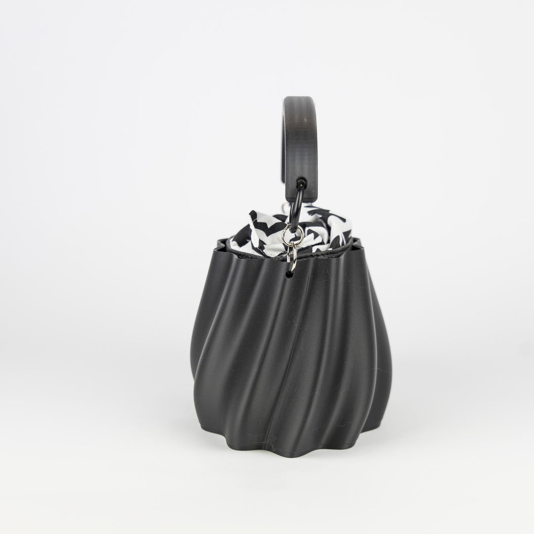 Meringue Bag, Borsa Stampata in 3D con Pochette Nera - Meringue