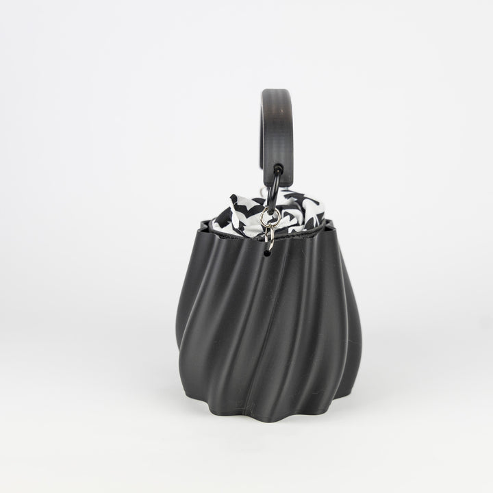 Meringue Bag, Borsa Stampata in 3D con Pochette Nera - Meringue