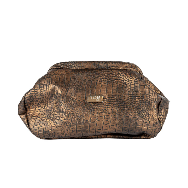 Pochette Morbida Fluffy Cocco Bronzo - Fluffy