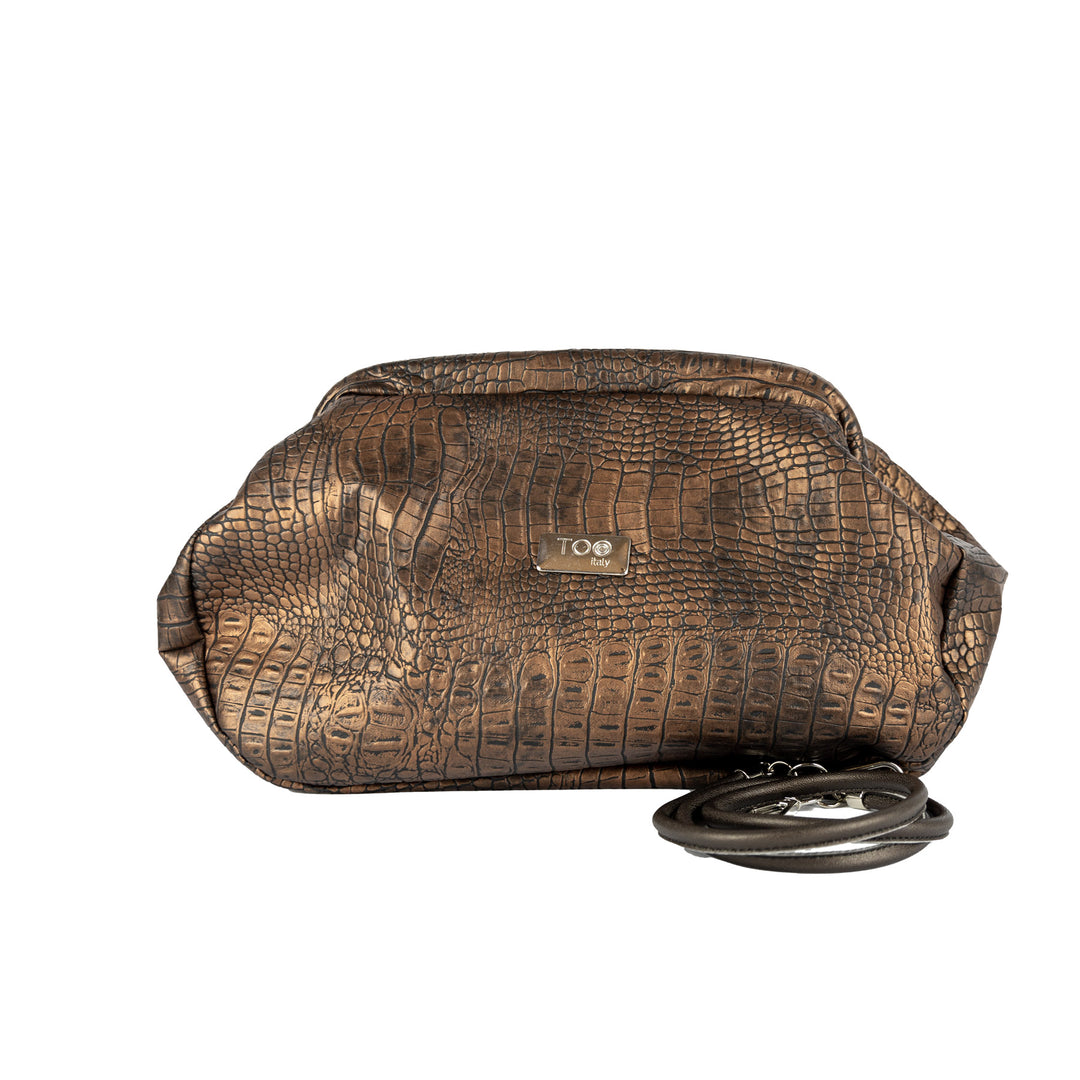 Pochette Morbida Fluffy Cocco Bronzo - Fluffy