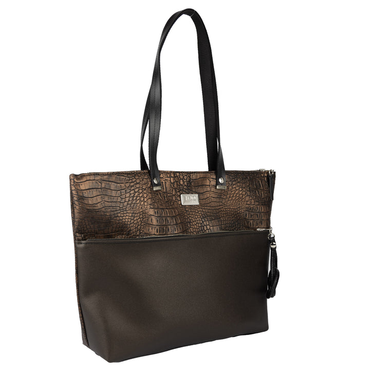 Shopper Bag Vegan Cocco Bronzo