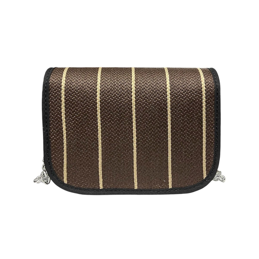 Chicca Maxi TOOitaly: Messenger Bag artigianale Made in Italy compatta in PVC e Alcantara con tracolla